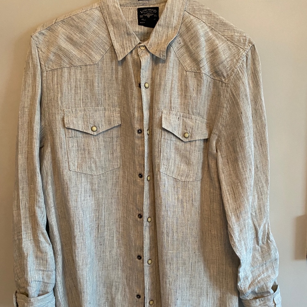 California Fit Lucky Brand Men’s Button Down